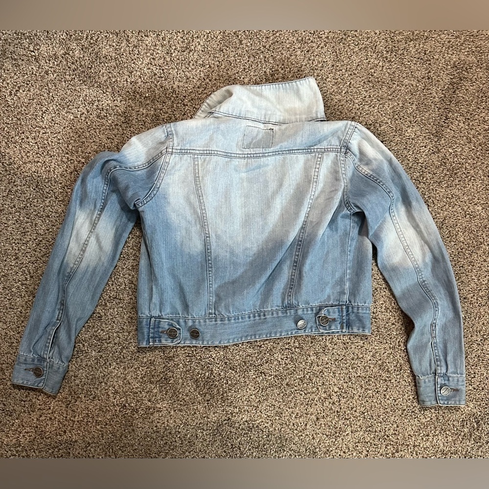 Girls Light Blue Denim Jacket - Picture 6 of 6